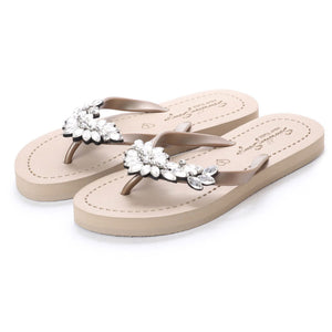 【JP】Manhattan (Crystal) - Women's Flat Sandal-Japan Stock