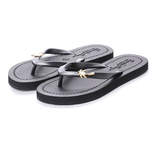 【JP】Gold Palm Tree - Women's Flat Sandal-Japan Stock
