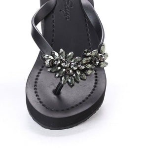 【NY】Manhattan (Black) - Women's High Wedge