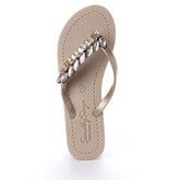 【JP】ゴールドリーフのビジューミッドウェッジSmith - Women's Mid Wedge-Japan Stock