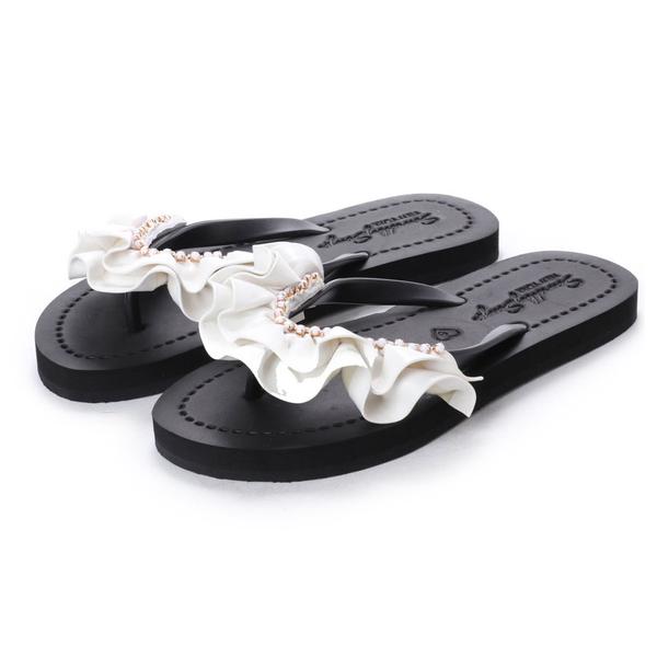 【JP】Rockaway (White) - Women's Flat Sandal-Japan Stock