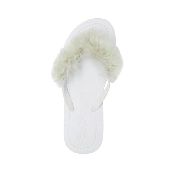 【NY】Sheep Fur  - Women's Flat Sandal