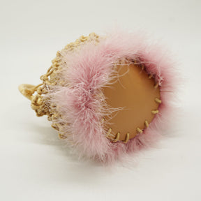 【NY】Pink Feather Bag