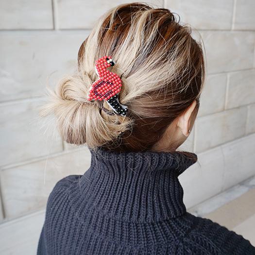 【NY】Flamingo- Hair Tie