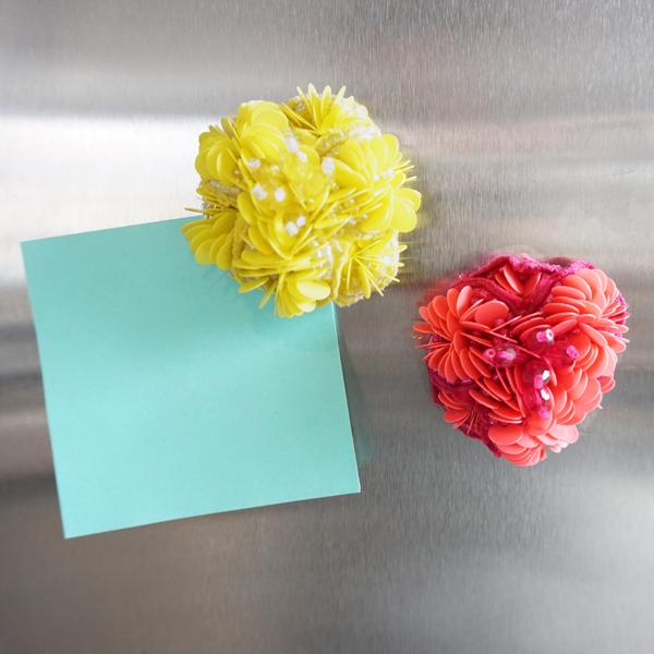 【NY】Yellow & Pink Flower-Magnet